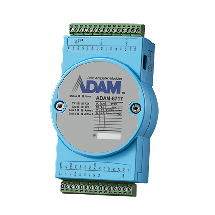 ADAM-6000シリーズ アナログ入力を備えたインテリジェントI/Oゲートウェイ