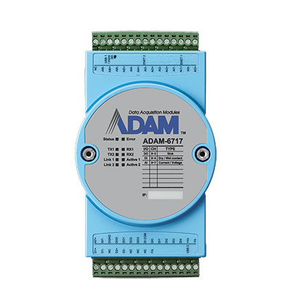 ADAM-6000シリーズ アナログ入力を備えたインテリジェントI/Oゲートウェイ