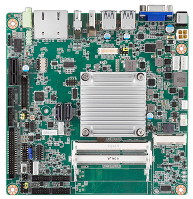AIMB 産業用マザーボード Intel Atom x7-E3950 Processor搭載 Mini-ITX Motherboard with HDMI/DP/VGA 6 COM Dual LAN 動作温度20℃～ 70℃