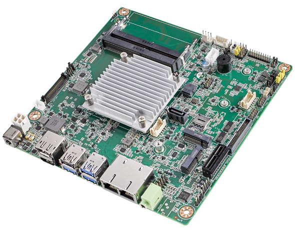 AIMB 産業用マザーボード Mini-ITX w/DP++ HDMI 2GbE 6USB
