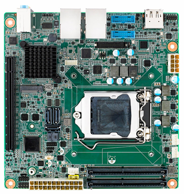 AIMB 産業用マザーボード mini-ITX LGA1200 DP/HDMI/VGA/PCIex16/2GbE RoHS