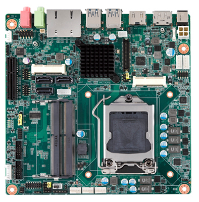 AIMB 産業用マザーボード mini-ITX LGA1151 DP/HDMI/1GbE/1COM/4USB3.0/2SATA