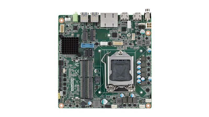 AIMB 産業用マザーボード mini-ITX LGA1200 wH420E/2HDMI/2GbE/TPM2.0/AMP