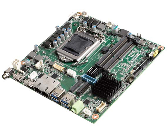 AIMB 産業用マザーボード mini-ITX LGA1200 wH420E/2HDMI/2GbE/TPM2.0/AMP