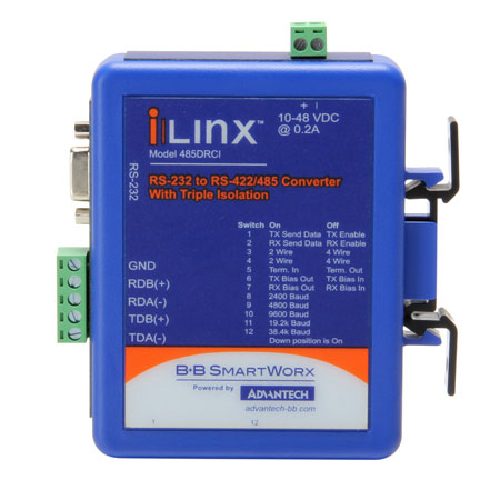 ULI-224TCI CIRCUIT MODULE Triple Isolated RS-232 to RS-422/485 Converter