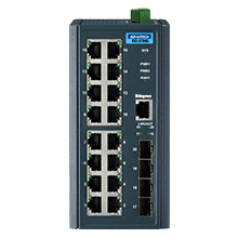 産業用コミュニケーションEKI 16G + 4SFP Port Unmanaged Ethernet Switch