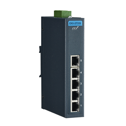 産業用コミュニケーションEKI ETHERNET DEVICE 5-port Ind. Unmanaged GbE Switch W/T