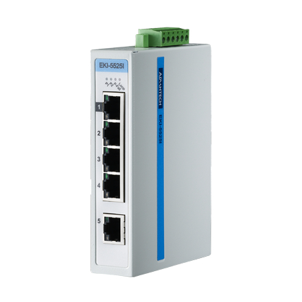 産業用コミュニケーションEKI ProView 5-port 10/100Mbps Industrial Switch Extreme Temp -40～75℃