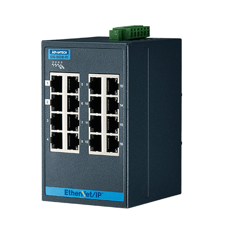 産業用コミュニケーションEKI 16-port Entry Level Managed Switch Supporting EtherNet/IP Extreme Temp