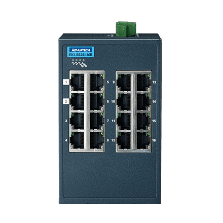 産業用コミュニケーションEKI 16-port Entry Level Managed Switch Supporting Modbus TCP/IP Extreme Temp
