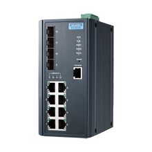 産業用コミュニケーションEKI 8G + 4SFP L3 Managed Ethernet Switch Wide Temperature