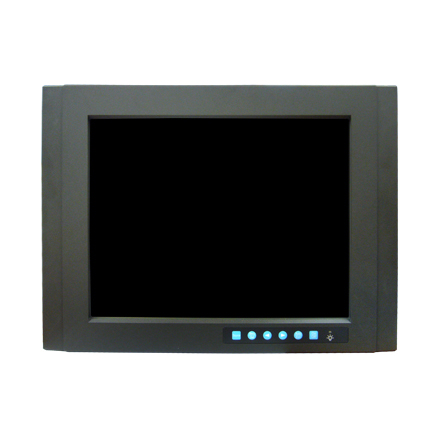 15インチ XGA LCDパネルマウントモニター 抵抗膜式（シングルタッチ）+ ACアダプタ・ケーブル