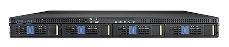HPC-8104 1U-4bay SAS ATX Chassis w/i ATX