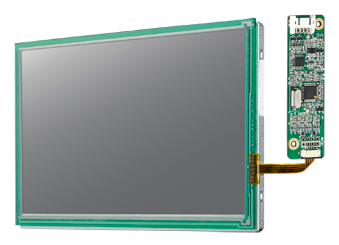 7インチ WVGA/WSVGA 産業用ディスプレイキット (タッチソリューション)