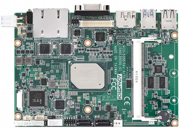産業用PC/組込式 MIOシングルボード Intel Apollo Lake Celeron N3350 F1搭載 1.1GHz LVDS 3.5インチ MIOシングルボードコンピューター