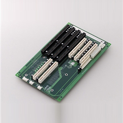 6スロットISA/PCI バックプレーン (2 ISA、PCI、1 PICMG/PCI、1 PICMGスロット搭載)
