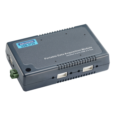 USB-4000シリーズ 5ポート Full-Speedモード 絶縁対応 USB2.0 ハブ