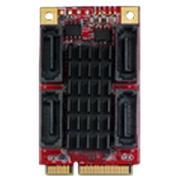 Innodisk 産業用mPCIe - SATA III×4ポート変換アダプタ 広温モデル