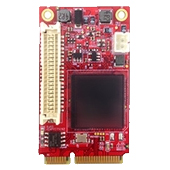 Innodisk 産業用mPCIe - VGA & 18ビットパネル/24ビット JEIDA LVDS変換アダプタ 標準モデル