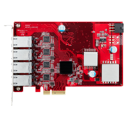 Innodisk 産業用PCIe(×4) - 絶縁PoE/PoE+×4変換アダプタ 6ピンPCIe-ATX電源入力コネクタタイプ 広温対応モデル