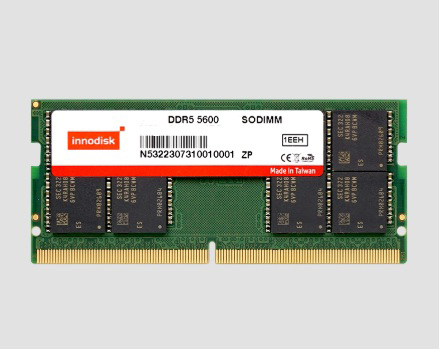 Innodisk 産業用メモリ DDR5 5600 U-DIMM 16GB
