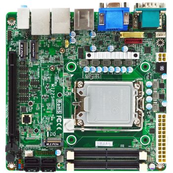 Jetway 産業用Mini ITXマザーボード 第12/13/14世代CPU対応 LGA1700ソケット H610/H610E M.2 x 3、PCIe(x16) x1
