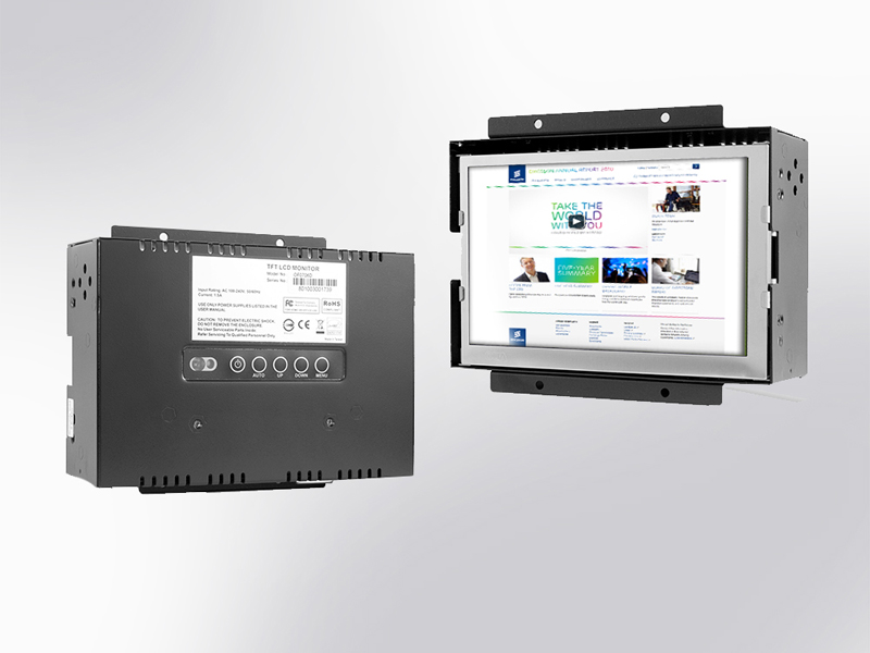 Winsonic 7インチ 組込み向け産業用オープンフレームモニタ WVGA VGA×1 VESA75対応