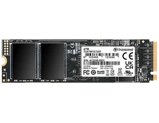 Transcend 産業用M.2 2280 NVMe SSD 4TB 3D TLC NAND