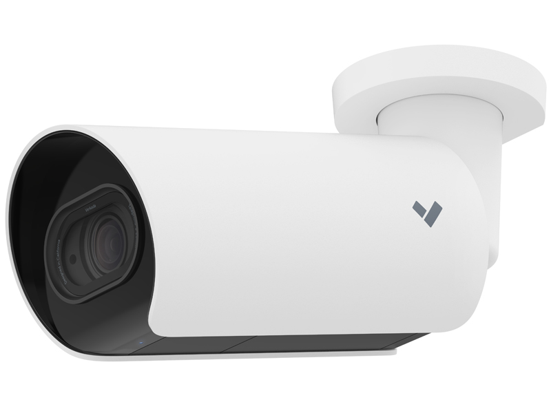 Verkada CB62-TE Outdoor Bullet Camera 4K Telephoto Zoom Lens 512GB of Storage Maximum 30 Days of Retention