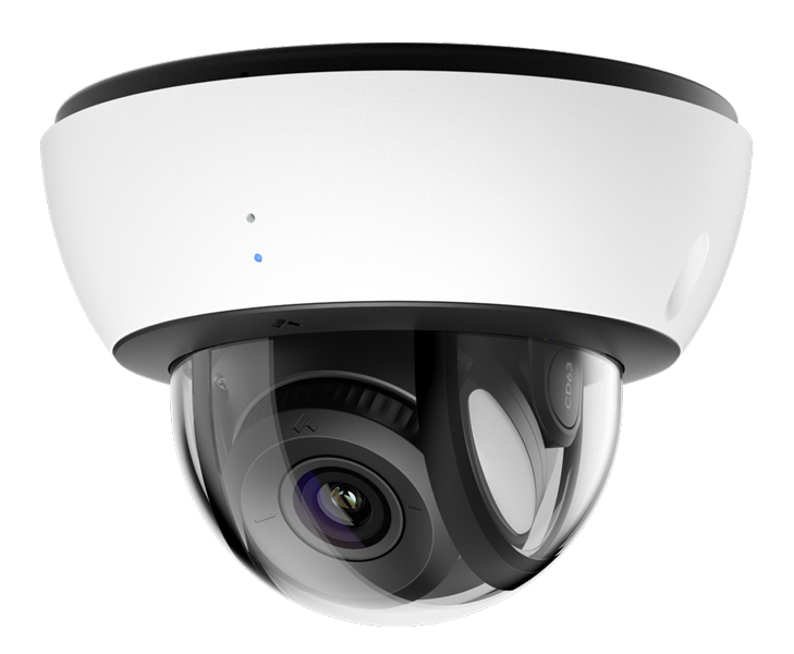 Verkada CD63 Indoor Dome Camera 4K Zoom Lens 1TB of Storage Maximum 60 Days of Retention