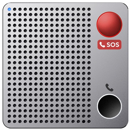 Verkada TS12-N-R2B Square Audio Intercom (Red & Call Buttons)