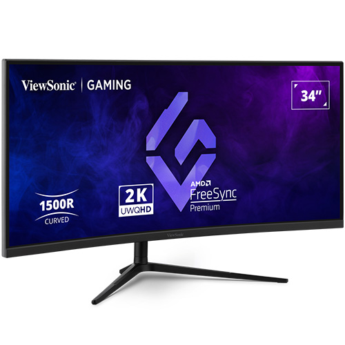 34型曲面型ウルトラワイドゲーミングディスプレイ/3440×1440/HDMI、DisplayPort/ブラック/スピーカー：あり/21:9ワイド/Ultra WQHD/VAパネル