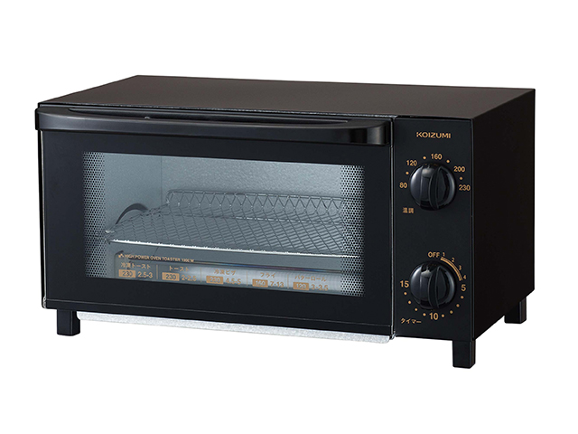 オーブントースター ブラック