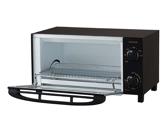 オーブントースター ブラック