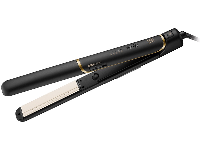 ヴィダルサスーン スチームストレートアイロン（ブラック）