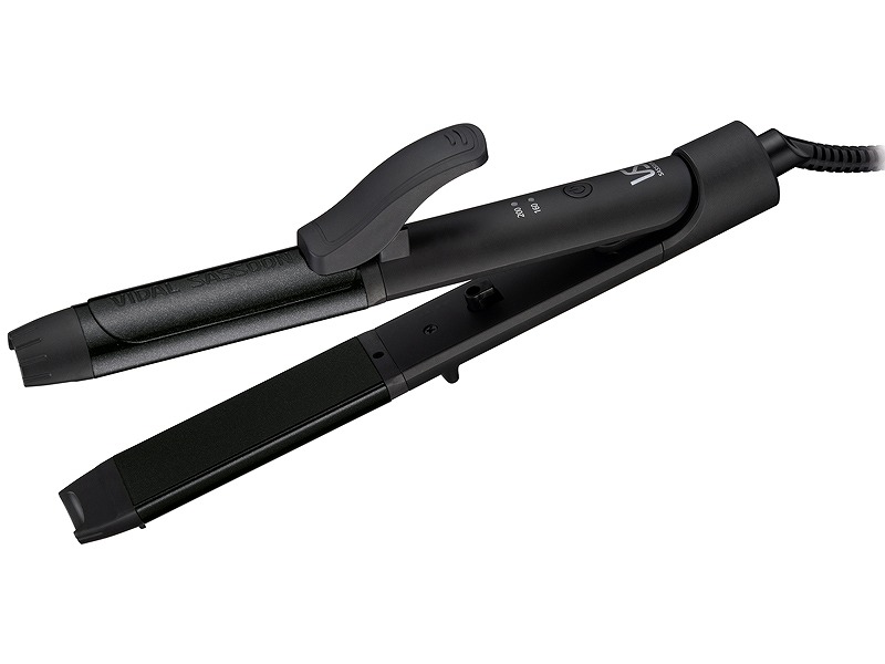 ヴィダルサスーン 2WAYヘアアイロン（ブラック）