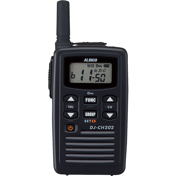 特定小電力トランシーバー 薄型 20ch ショートアンテナ 充電セット付属 黒