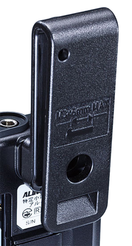 ベルトクリップ DJ-PX3/RX3/CH20/CH27用