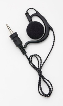 ストレート式耳掛け型イヤホン