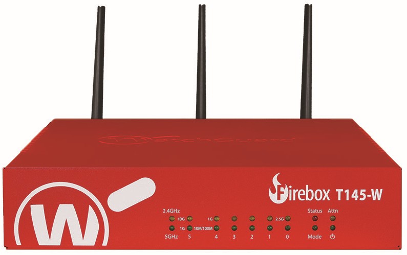 WatchGuard Firebox T145-W with 1-yr Standard Support