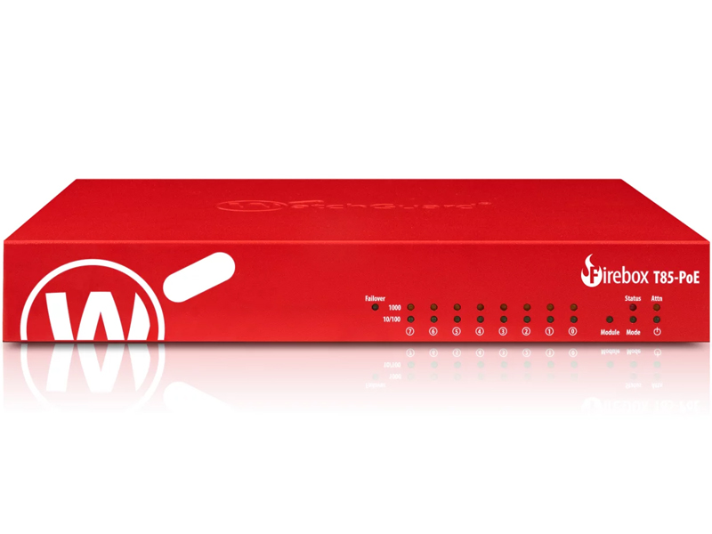 Trade Up to WatchGuard Firebox T85-PoE with 3-yr Basic Security Suite (US)