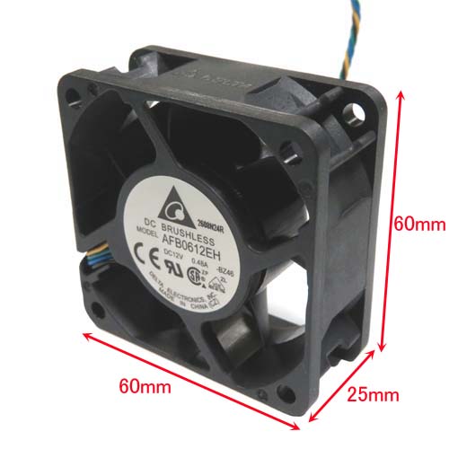 60mm角厚さ25mm 超高速PWMファン