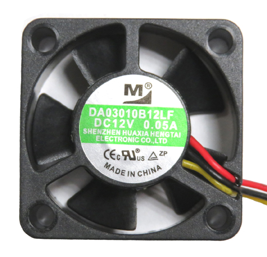 30mm角 厚さ10mm DC12V Lowスピードファン