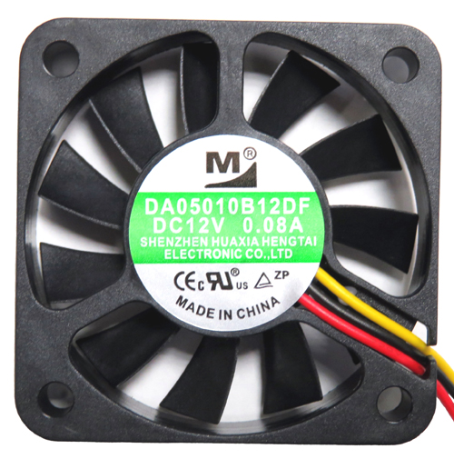 50mm角 厚さ10mm DC12V Lowスピードファン