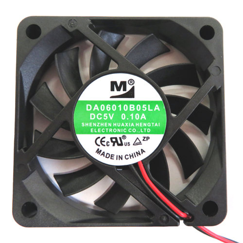 60mm角 厚さ10mm DC5V Lowスピードファン