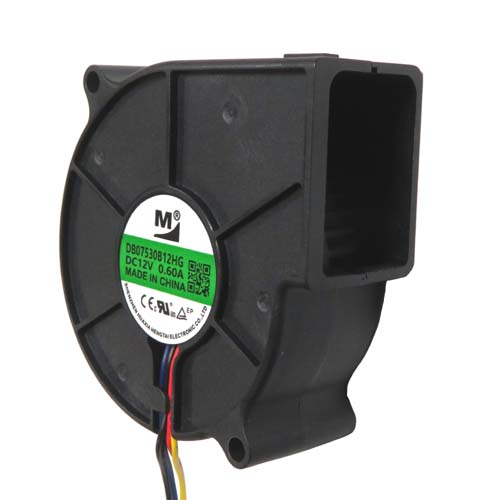 75mm厚さ30mm DC12V PWMブロワーファン