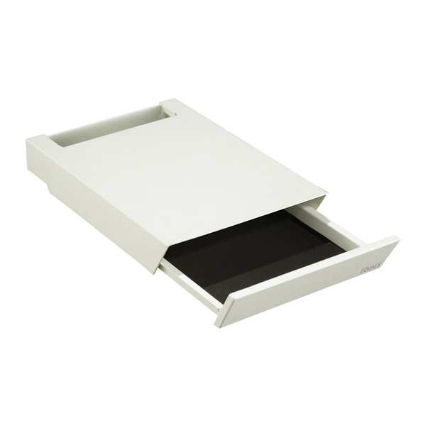 WALL テレビスタンド V2・V3・V5専用 収納付きゲーム機棚板 サテンホワイト