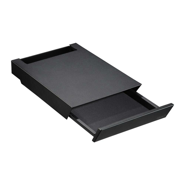 WALL テレビスタンド V2・V3・V5専用 収納付きゲーム機棚板 サテンブラック