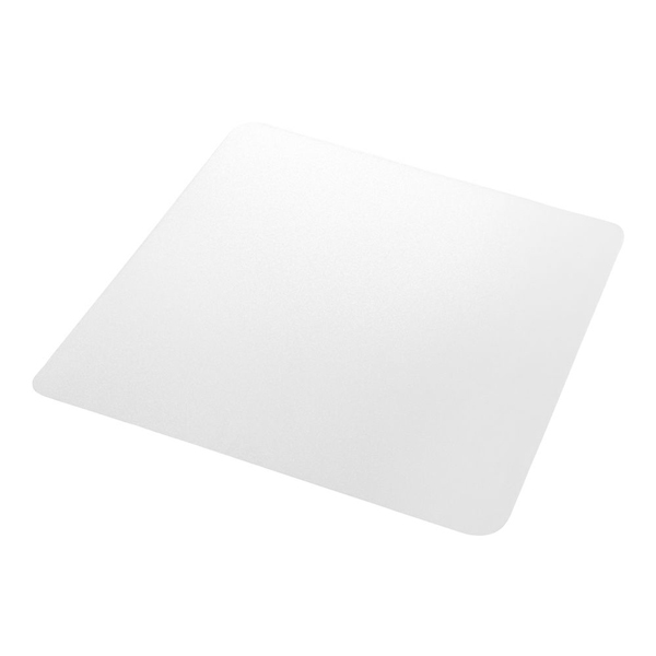 WALL キャスターモデル用床保護マット Lサイズ（角型） クリアホワイト