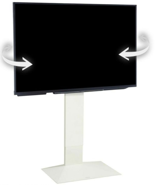 32～80型対応 首振り機能付き WALL テレビスタンド V3 SW ハイタイプ サテンホワイト